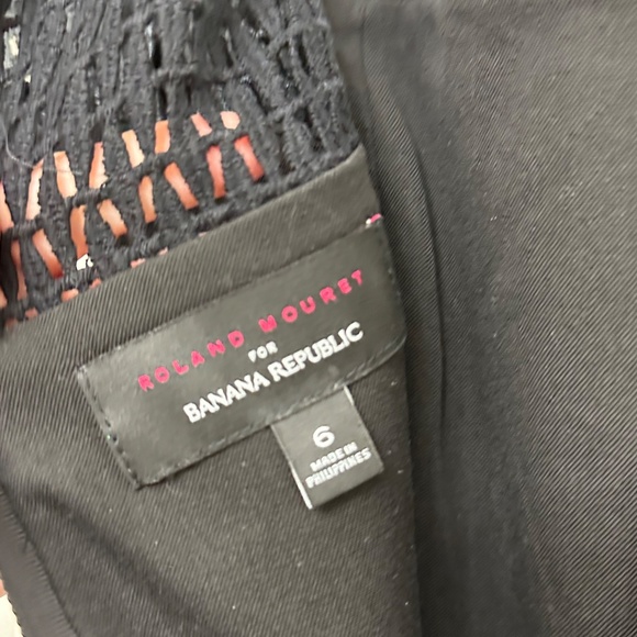 Roland Mouret for Banana Republic Short-sleeved Black Bodycon Dress Sz 6 - Picture 7 of 9